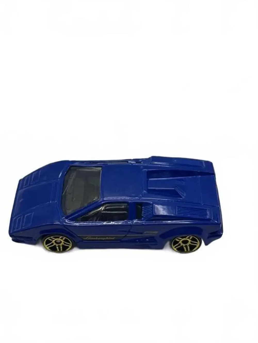 Hot Wheels Lamborghini Countach Blue Diecast Car Toy 1997